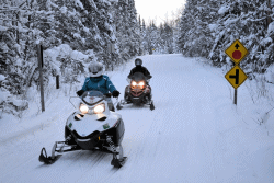 Clear Lake Resort Snowmobile Trails--T