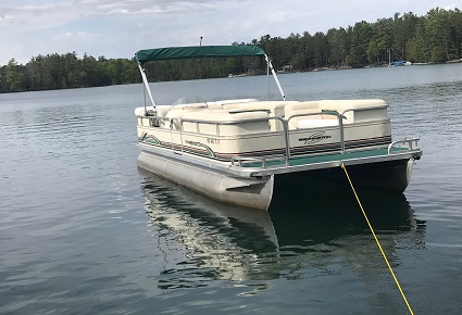 Pontoon Boat Rental Clear Lake West Branch Michigan
