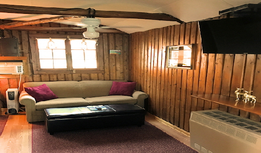 Lake Front Cabin Four Living Area with Full Size Sofa Bed